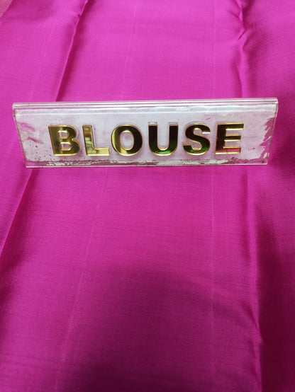 Pure Kanchipuram Silk Saree.