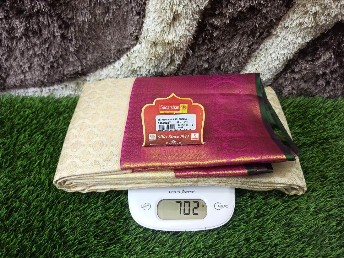 Pure Kanchipuram Silk Saree.