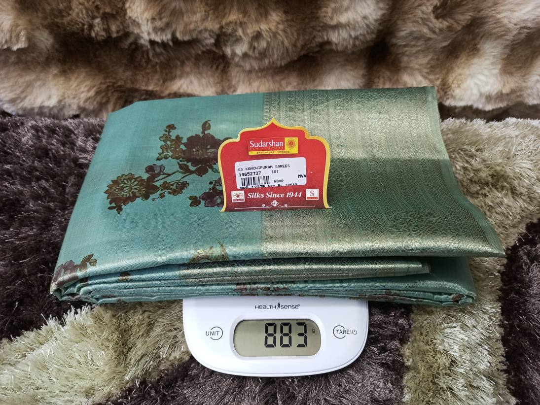 Pure Kanchipuram Silk Saree.