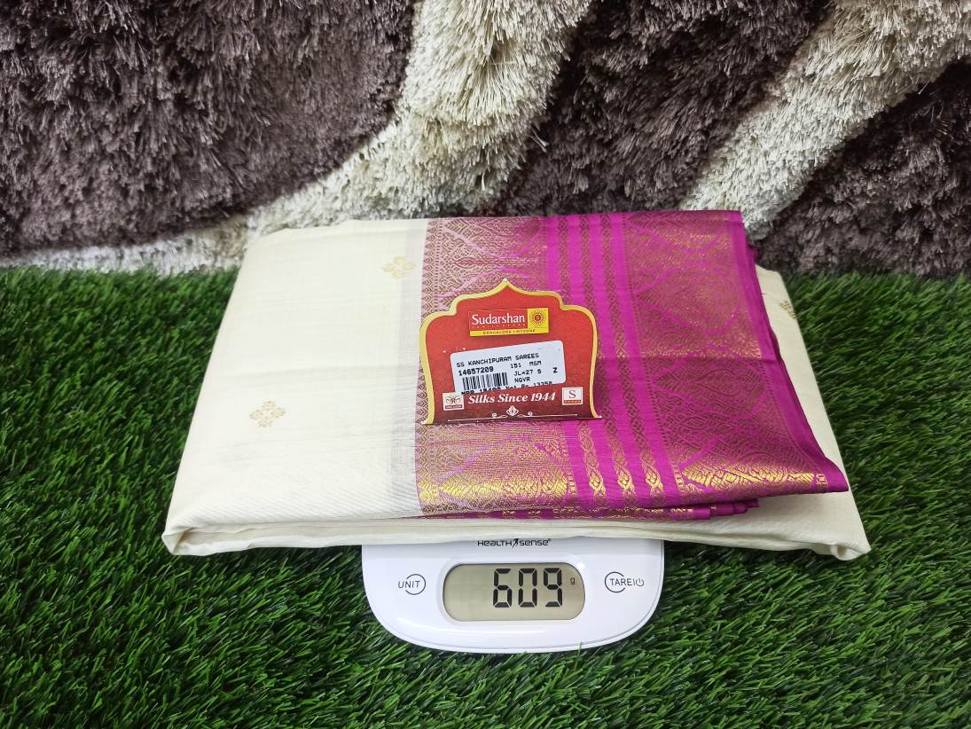 Pure Kanchipuram Silk Saree.