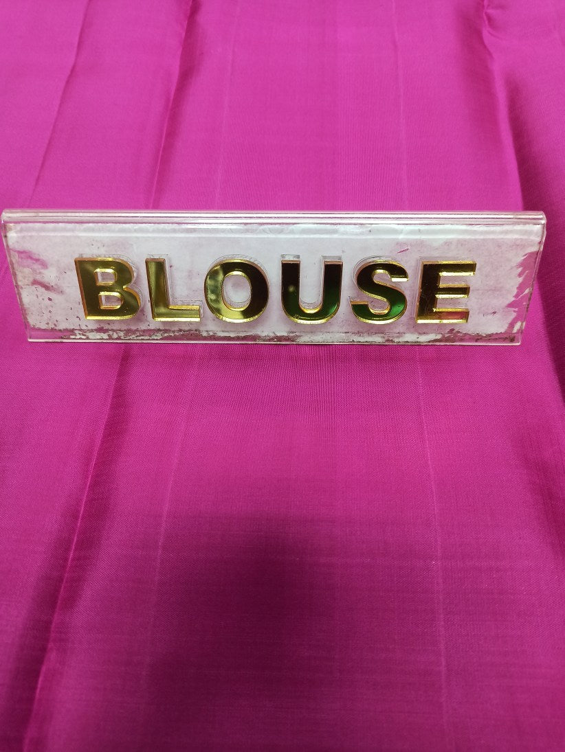 Pure Kanchipuram Silk Saree.