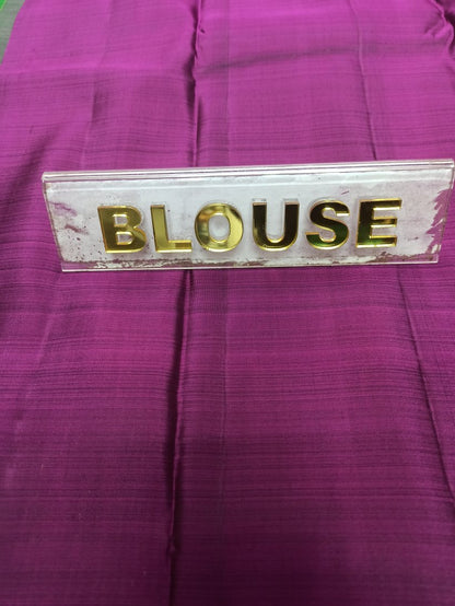 Pure Kanchipuram Silk Saree.