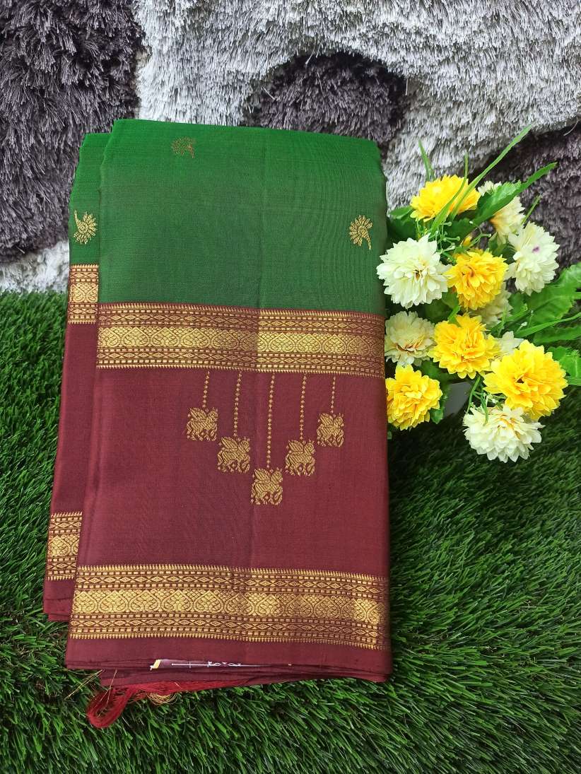 Pure Kanchipuram Silk Saree.