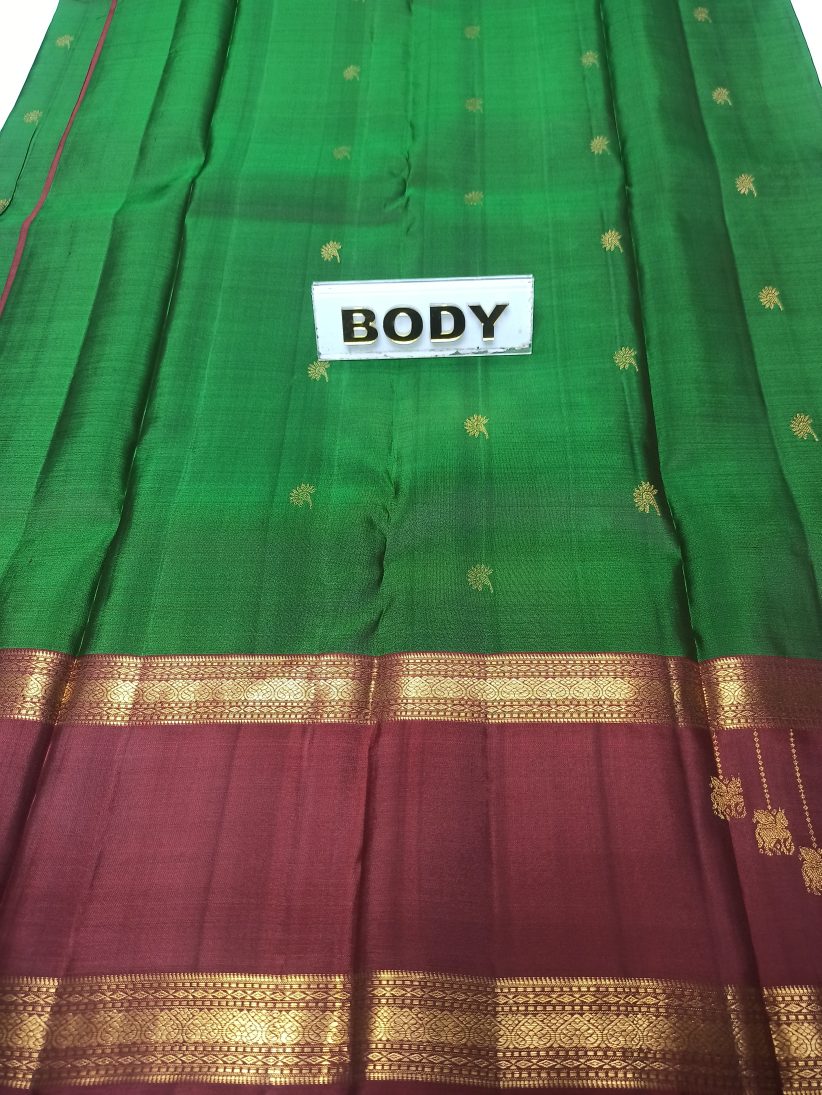 Pure Kanchipuram Silk Saree.