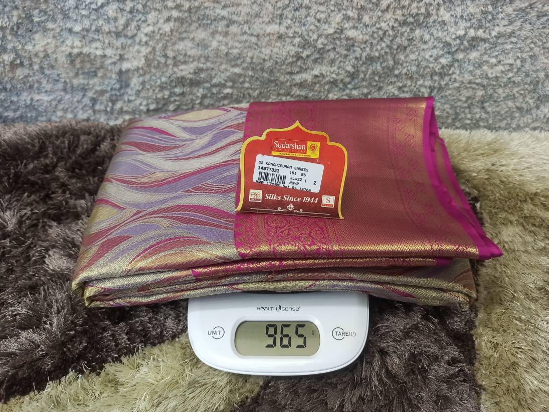 Pure Kanchipuram Silk Saree.