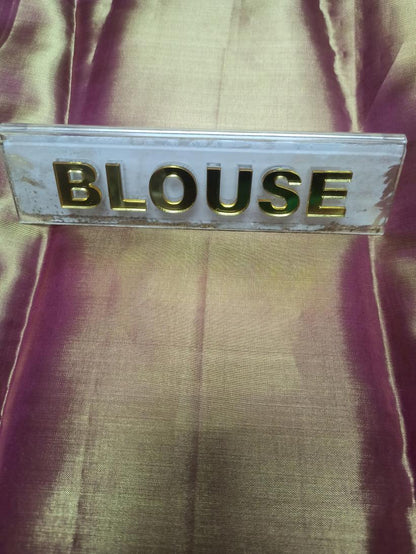 Pure Kanchipuram Silk Saree.