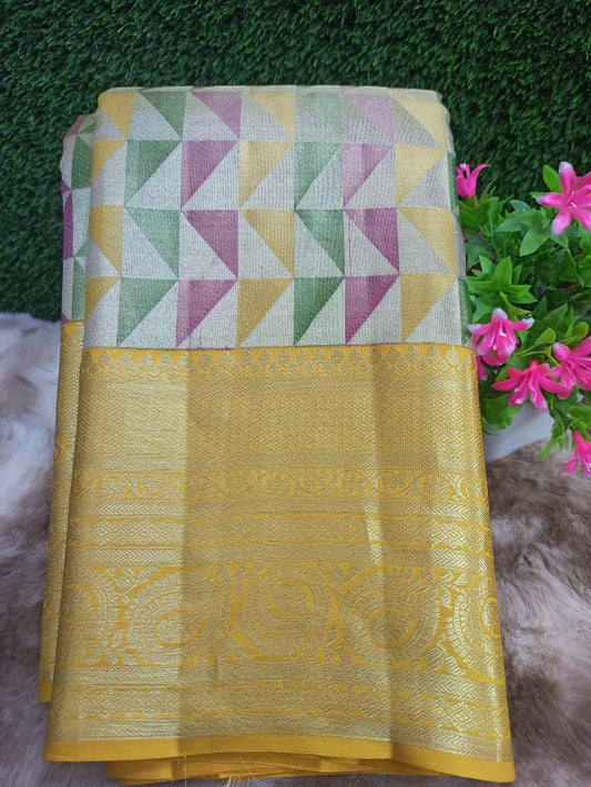 Pure Kanchipuram Silk Saree.