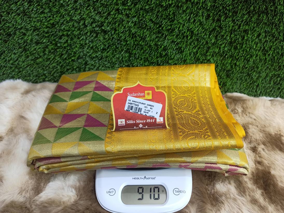 Pure Kanchipuram Silk Saree.