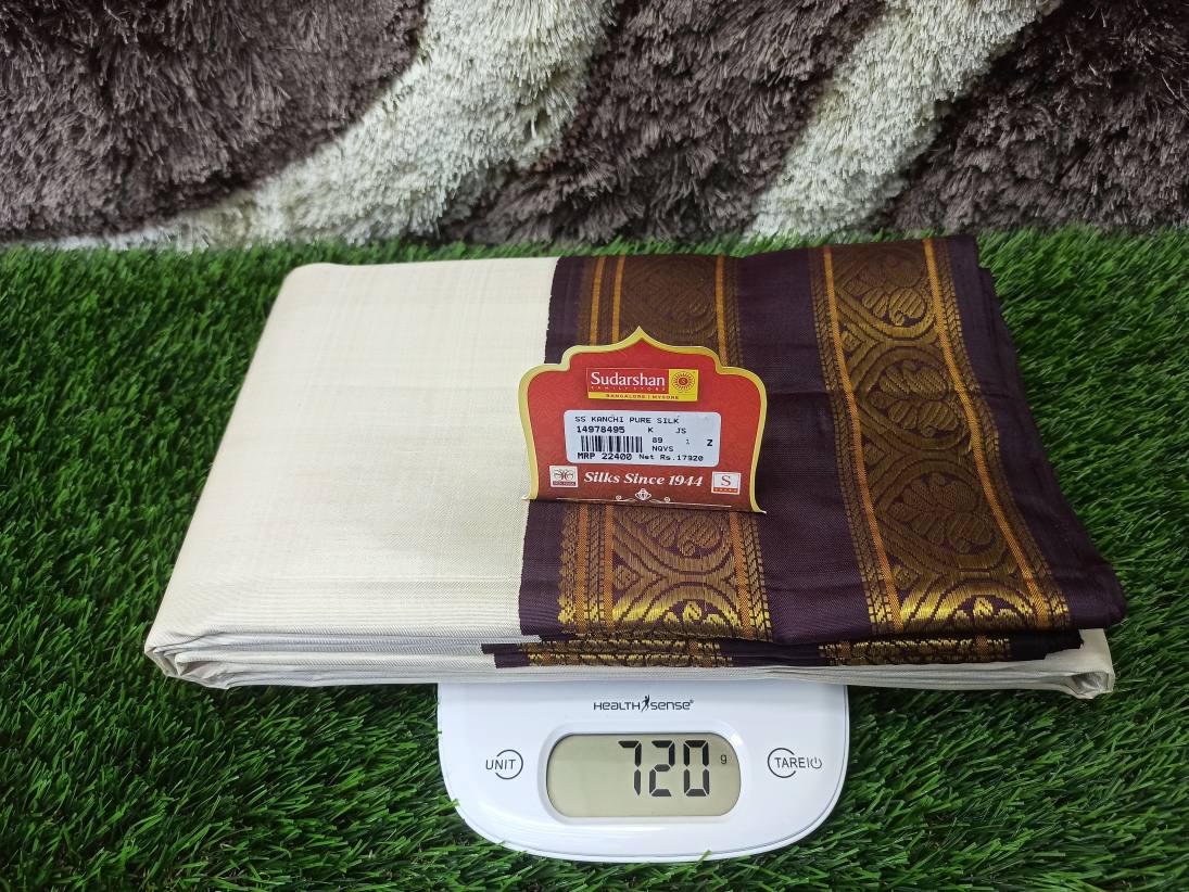 Pure Kanchipuram Silk Saree.