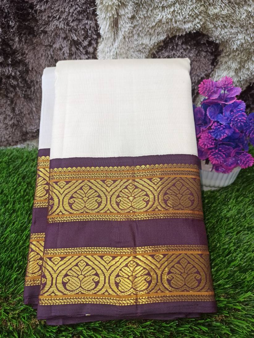 Pure Kanchipuram Silk Saree.