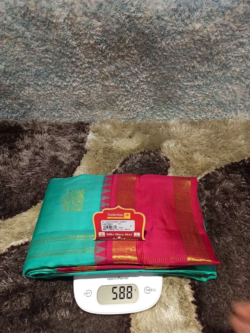 Pure Kanchipuram Silk Saree.