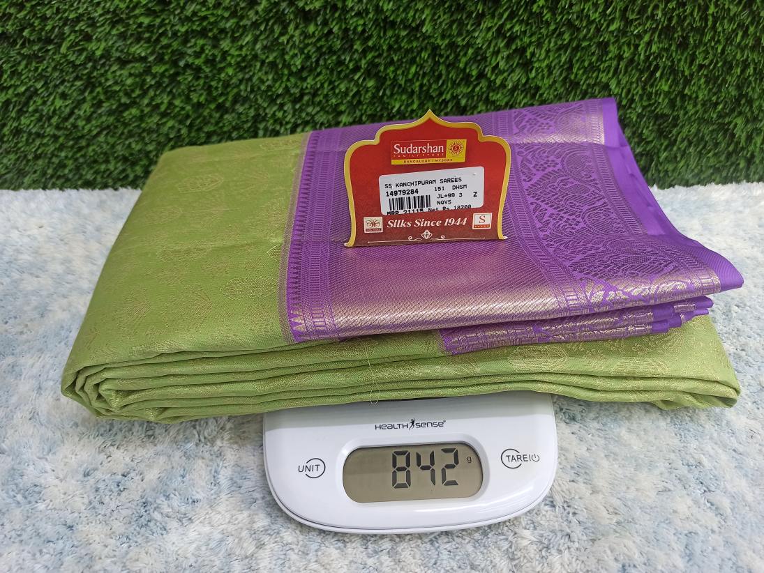 Pure Kanchipuram Silk Saree.