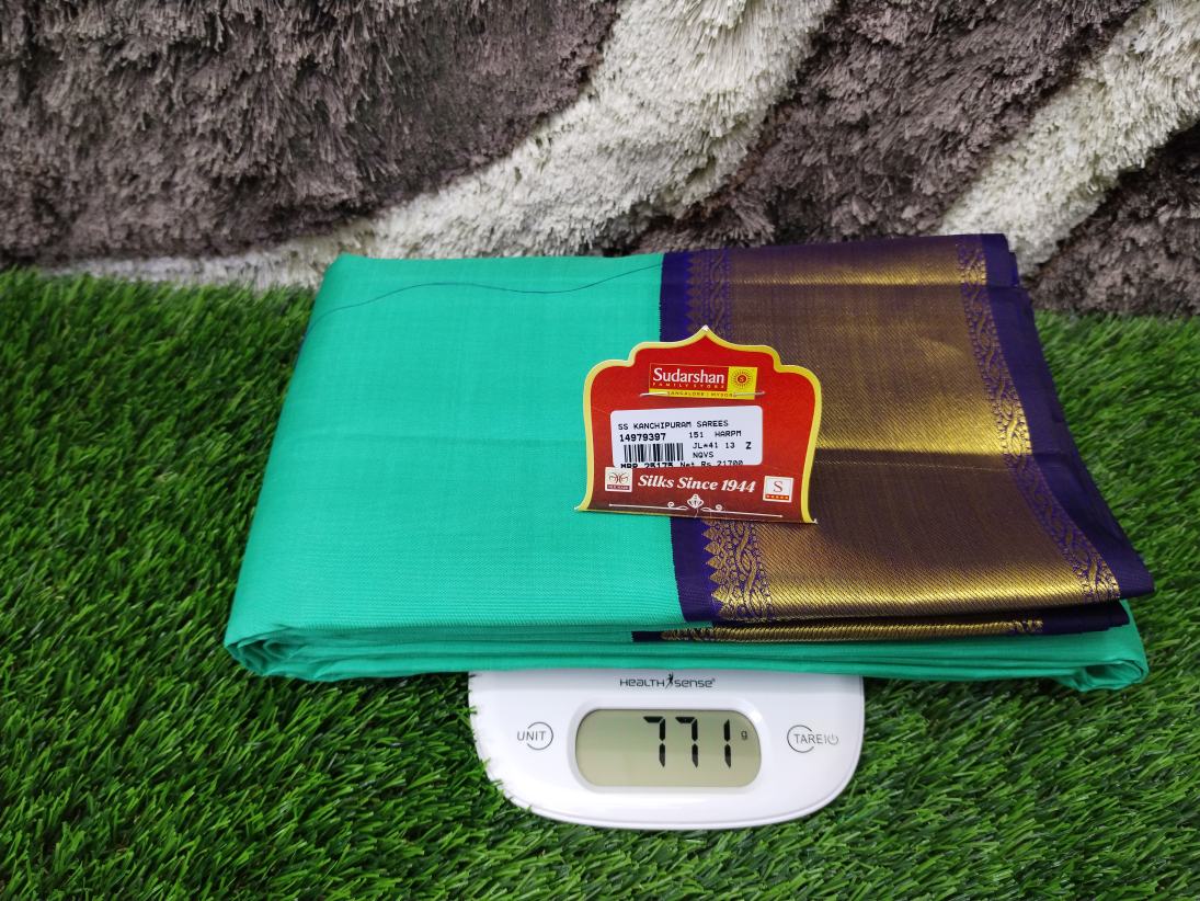 Pure Kanchipuram Silk Saree.