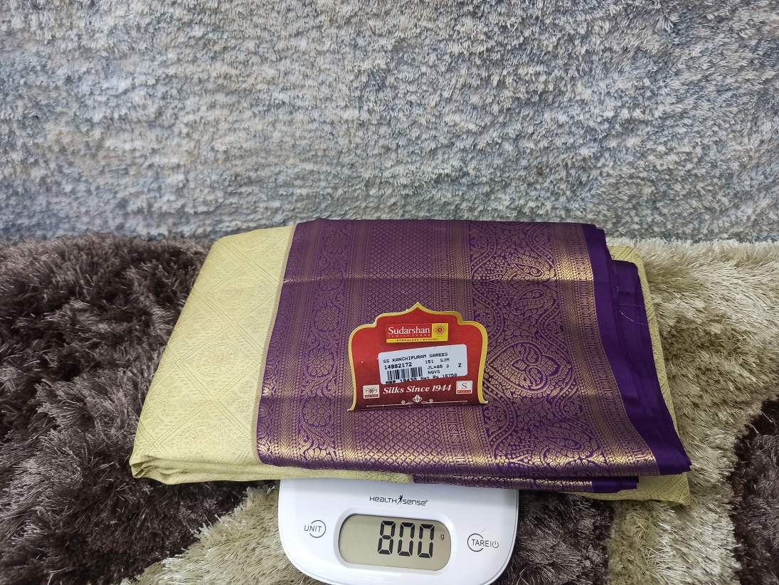Pure Kanchipuram Silk Saree.