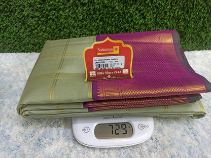 Pure Kanchipuram Silk Saree.