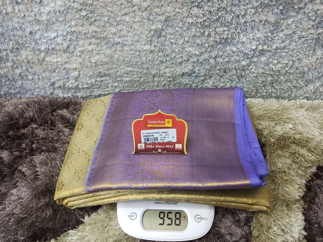 Pure Kanchipuram Silk Saree.