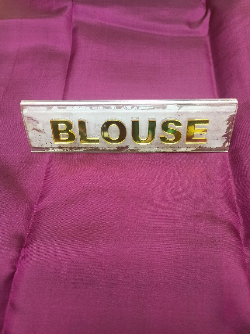 Pure Kanchipuram Silk Saree.