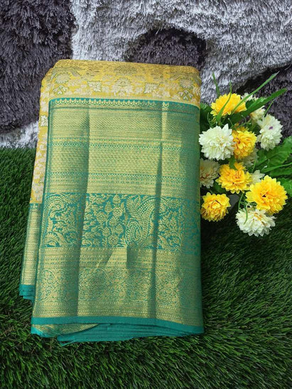 Pure Kanchipuram Silk Saree.