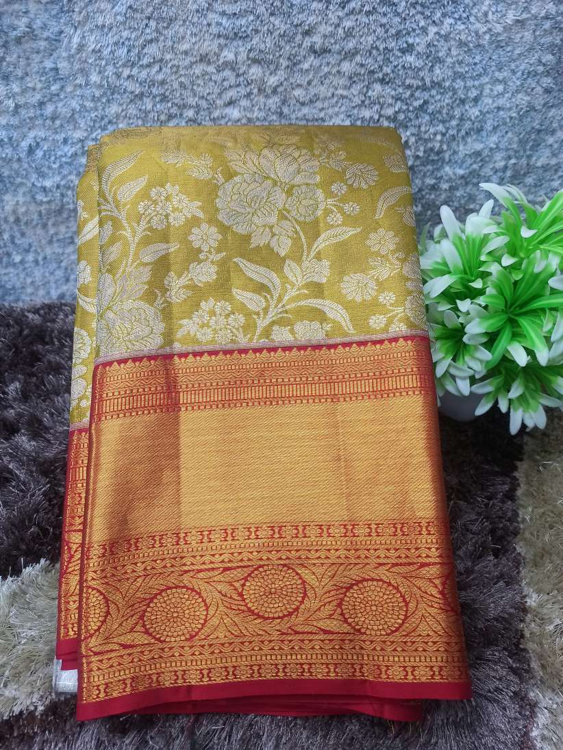 Pure Kanchipuram Silk Saree.