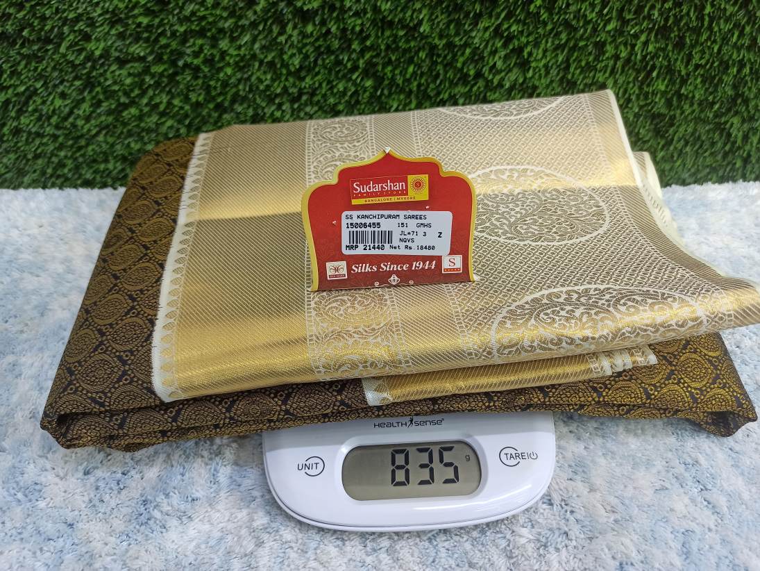 Pure Kanchipuram Silk Saree.