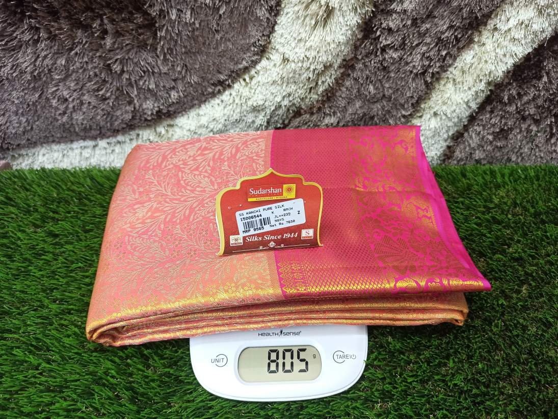 Pure Kanchipuram Silk Saree.