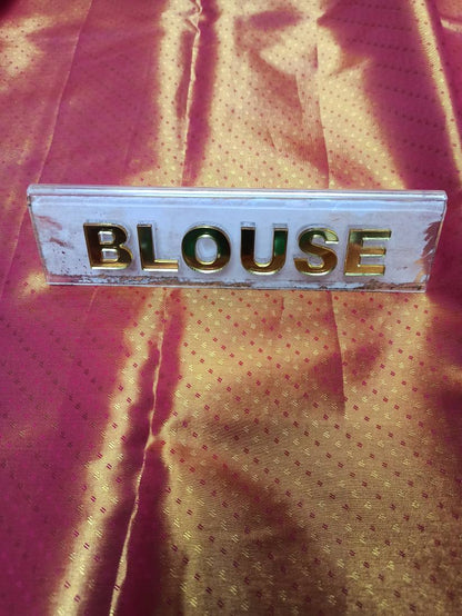 Pure Kanchipuram Silk Saree.