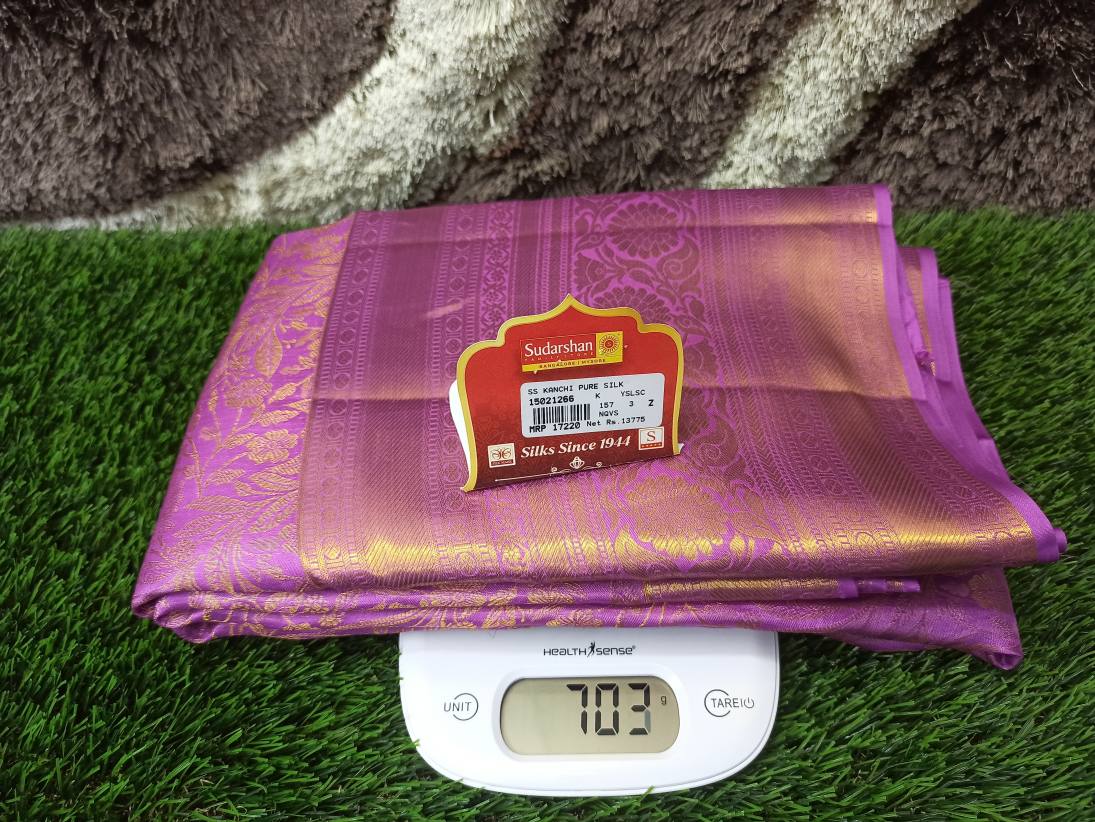 Pure Kanchipuram Silk Saree.