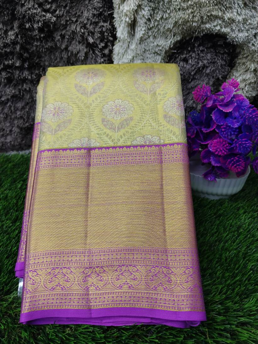 Pure Kanchipuram Silk Saree.