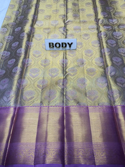 Pure Kanchipuram Silk Saree.