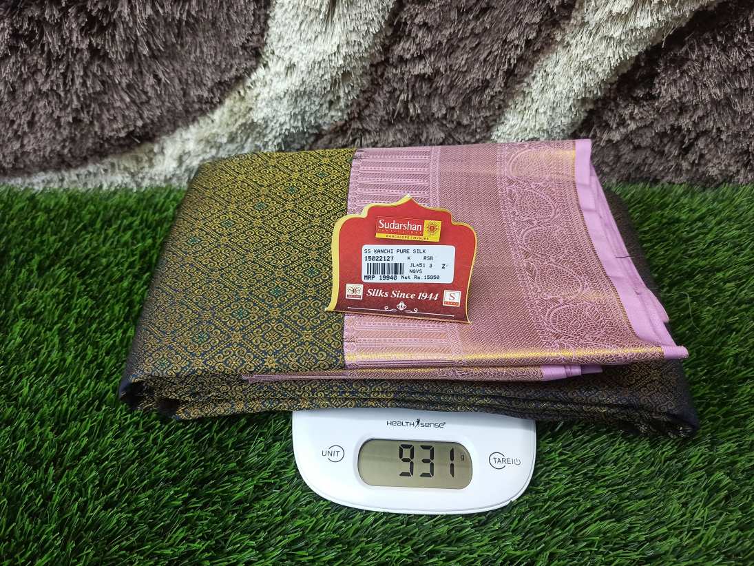 Pure Kanchipuram Silk Saree.