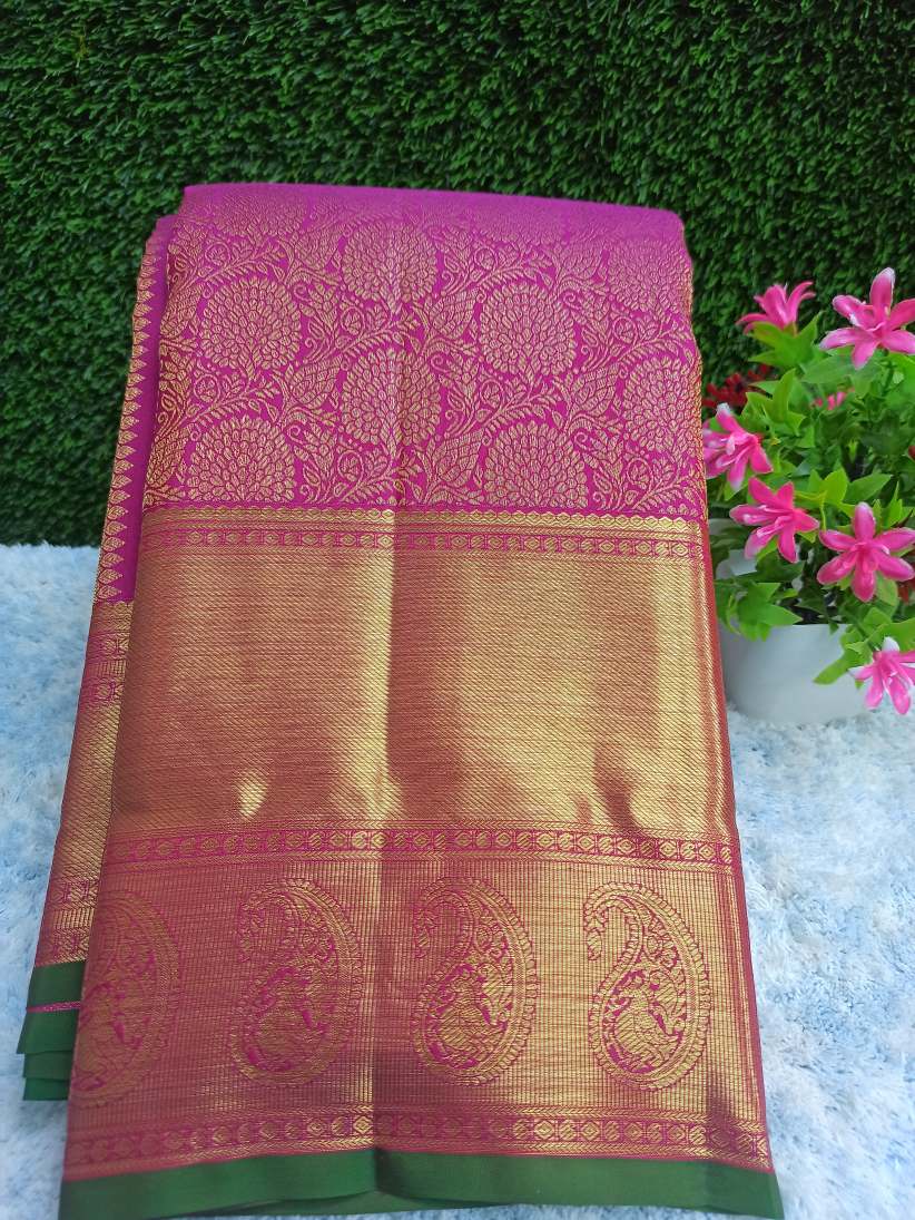 Pure Kanchipuram Silk Saree.