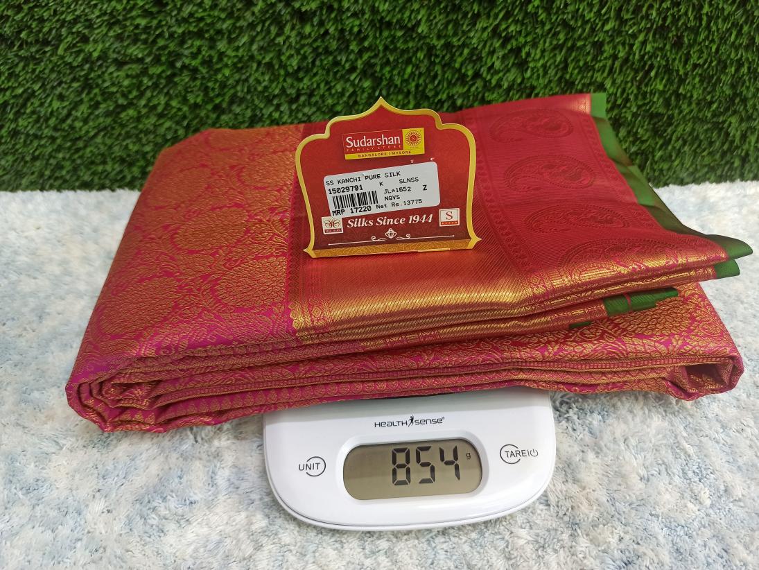 Pure Kanchipuram Silk Saree.