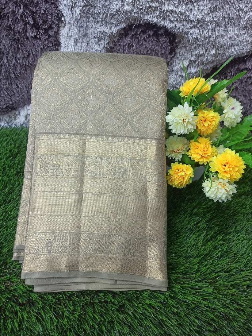Pure Kanchipuram Silk Saree.