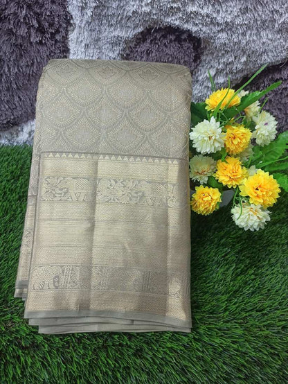 Pure Kanchipuram Silk Saree.