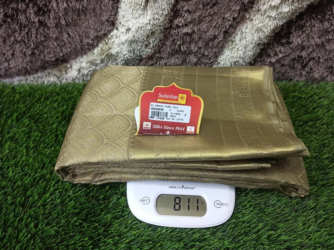 Pure Kanchipuram Silk Saree.