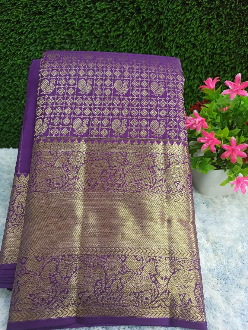Pure Kanchipuram Silk Saree.