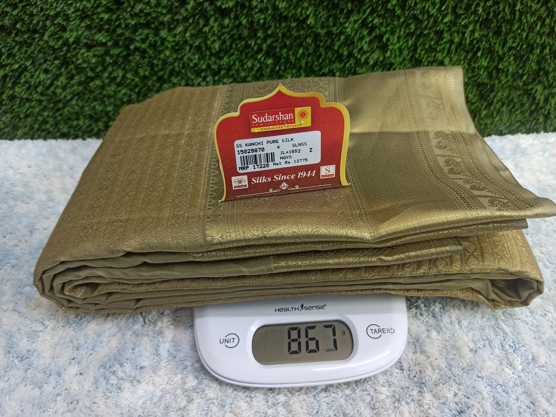 Pure Kanchipuram Silk Saree.