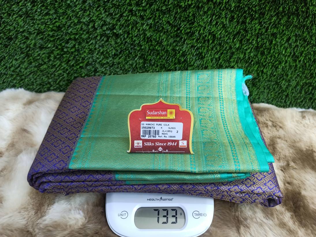 Pure Kanchipuram Silk Saree.