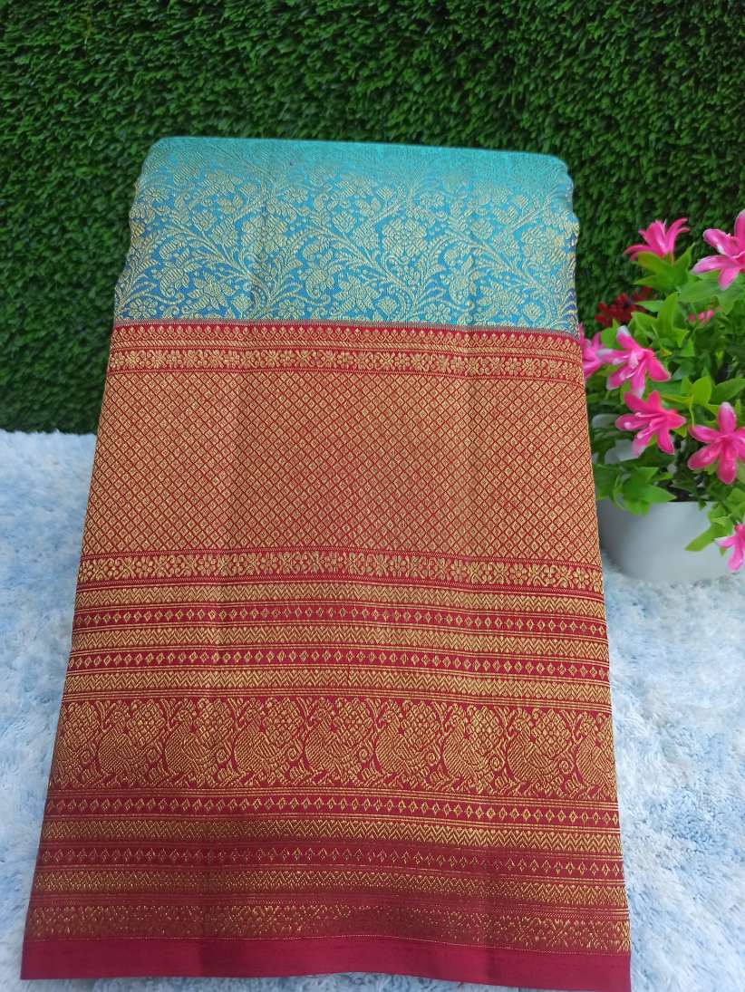 Pure Kanchipuram Silk Saree.