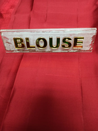 Pure Kanchipuram Silk Saree.