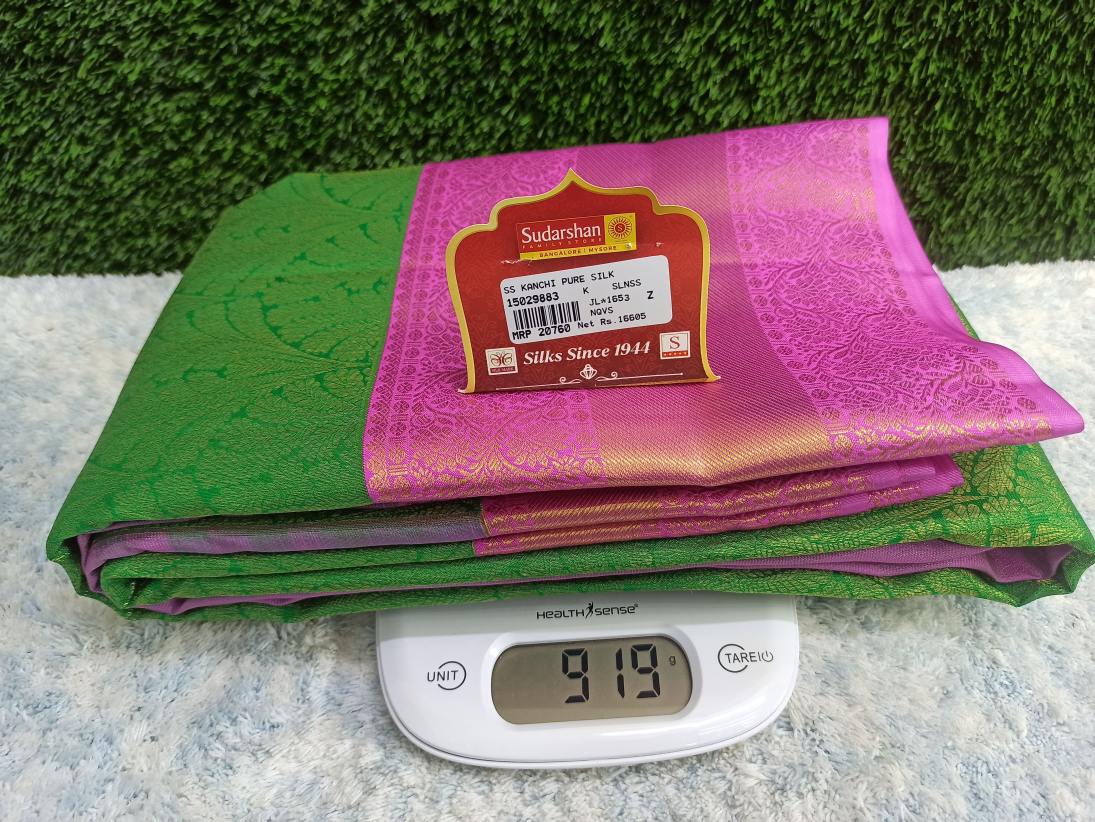 Pure Kanchipuram Silk Saree.