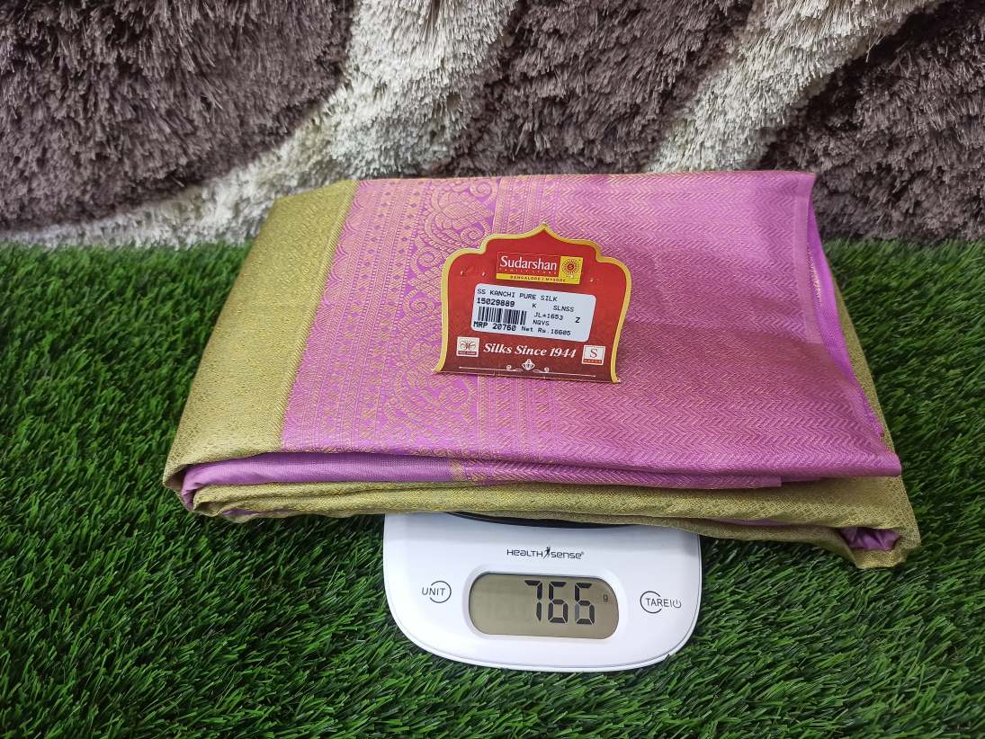 Pure Kanchipuram Silk Saree.