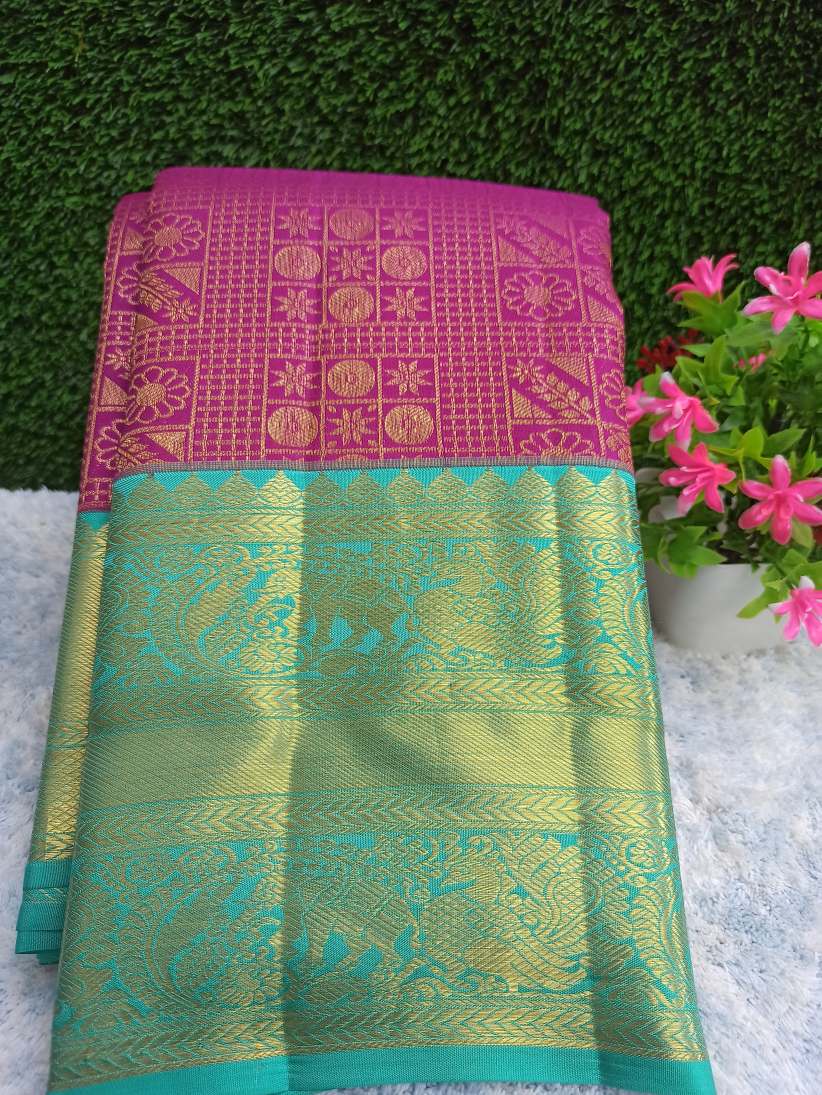 Pure Kanchipuram Silk Saree.