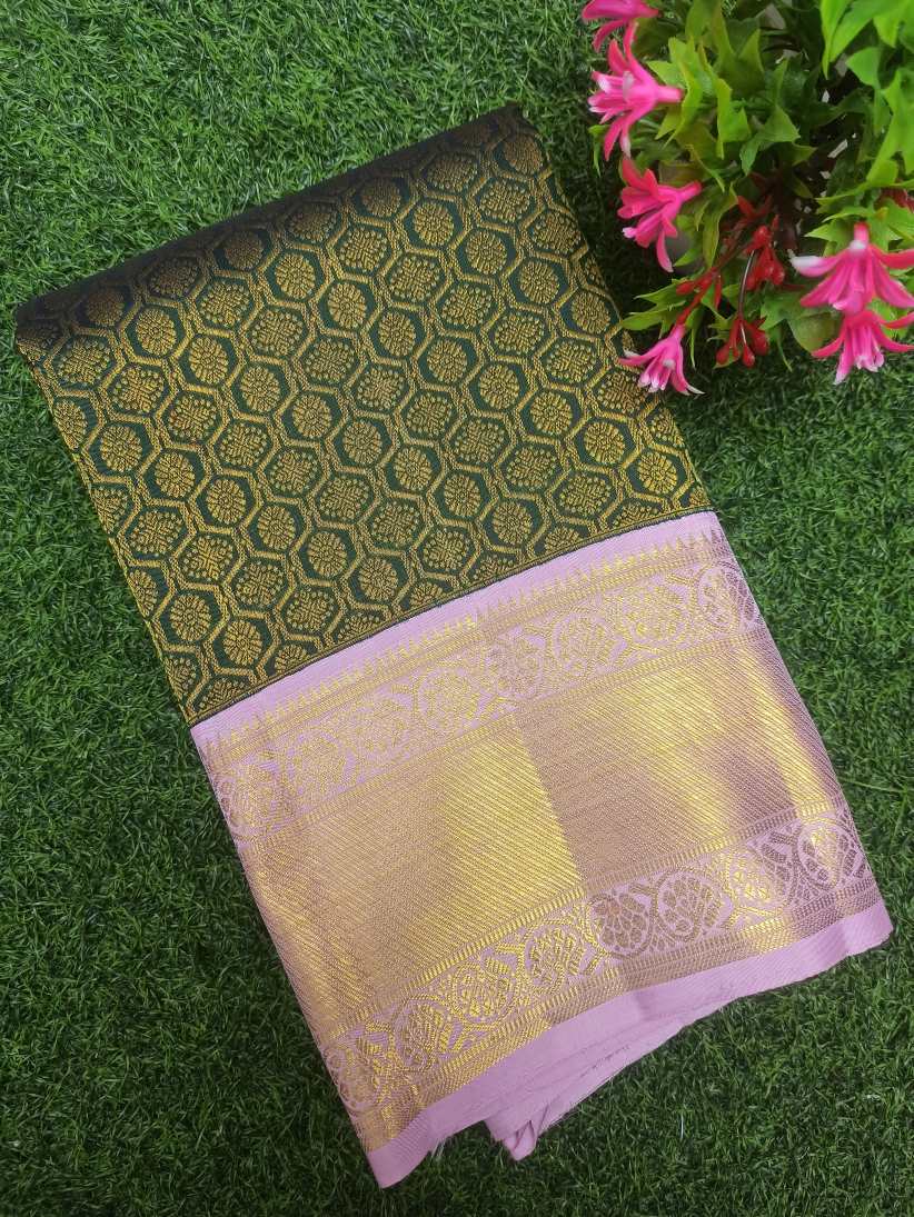 Pure Kanchipuram Silk Saree.