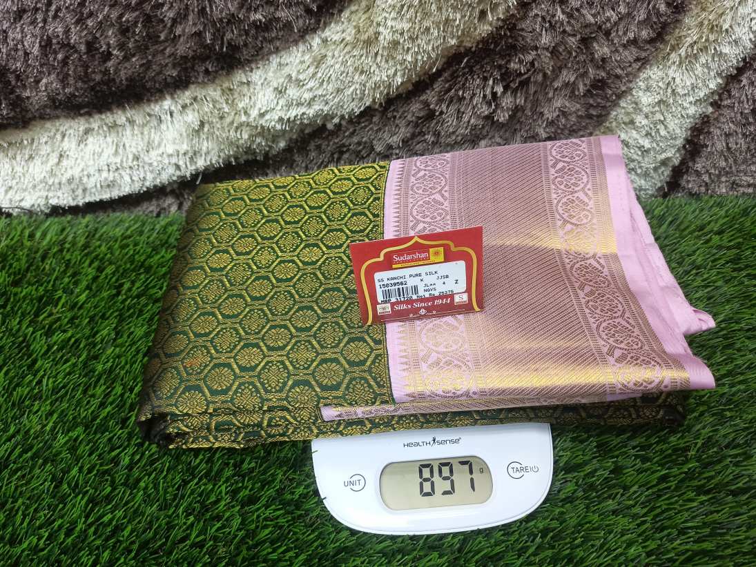 Pure Kanchipuram Silk Saree.