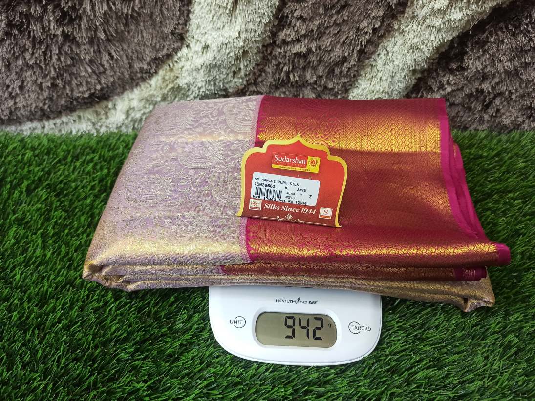 Pure Kanchipuram Silk Saree.