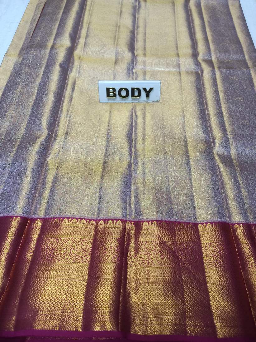 Pure Kanchipuram Silk Saree.