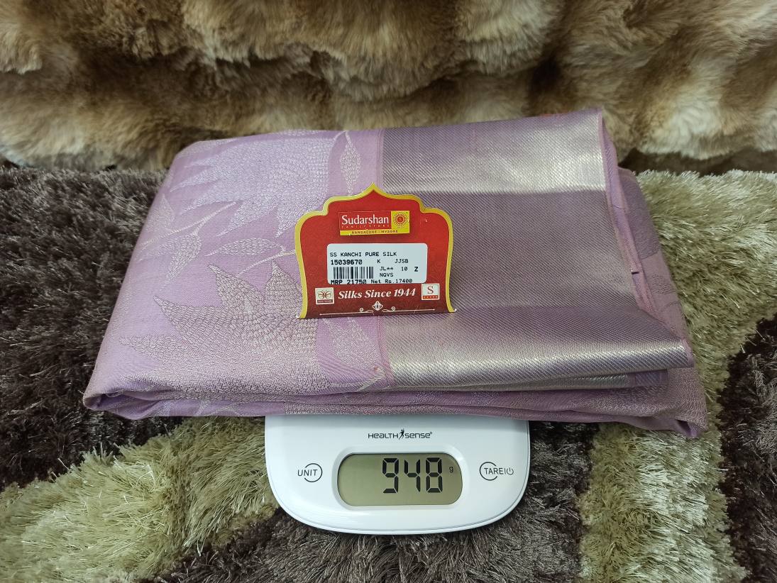 Pure Kanchipuram Silk Saree.