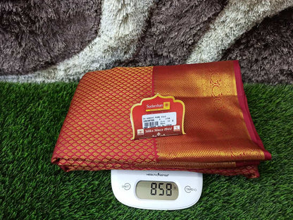 Pure Kanchipuram Silk Saree.