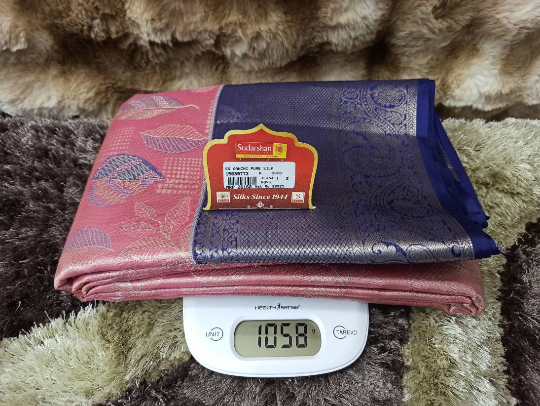 Pure Kanchipuram Silk Saree.